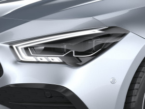 Mercedes-Benz CLA35 AMG Shooting Brake 2024 3D Модель