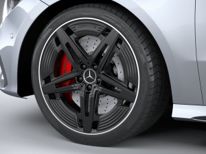 Mercedes-Benz CLA35 AMG Shooting Brake 2024 3D Модель