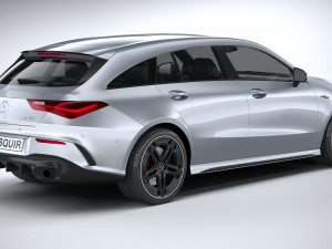 Mercedes-Benz CLA35 AMG Shooting Brake 2024 3D Модель