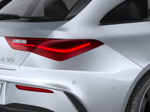 Mercedes-Benz CLA35 AMG Shooting Brake 2024 3D Модель