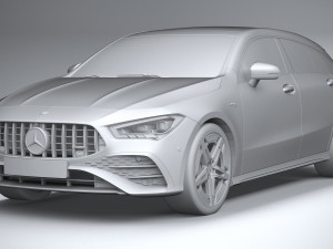 Mercedes-Benz CLA35 AMG Shooting Brake 2024 3D Модель