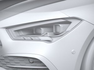 Mercedes-Benz CLA35 AMG Shooting Brake 2024 3D Модель
