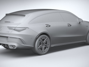 Mercedes-Benz CLA35 AMG Shooting Brake 2024 3D Модель