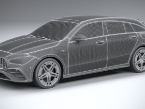 Mercedes-Benz CLA35 AMG Shooting Brake 2024 3D Модель