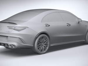 Mercedes-Benz CLA45 S AMG 2024 3D Model