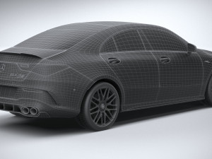 Mercedes-Benz CLA45 S AMG 2024 3D Model