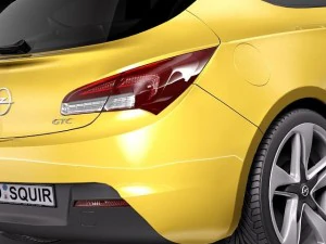 Opel Astra GTC 2012 3D Model