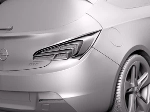Opel Astra GTC 2012 3D Model
