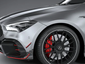 Mercedes-Benz CLA45 S AMG Shooting Brake 2024 3D Model