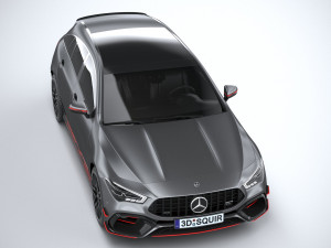 Mercedes-Benz CLA45 S AMG Shooting Brake 2024 3D मॉडल