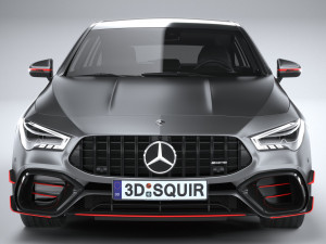 Mercedes-Benz CLA45 S AMG Shooting Brake 2024 3D मॉडल