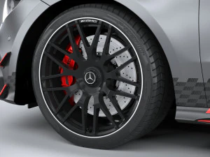 Mercedes-Benz CLA45 S AMG Shooting Brake 2024 3D Model