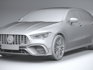 Mercedes-Benz CLA45 S AMG Shooting Brake 2024 3D मॉडल