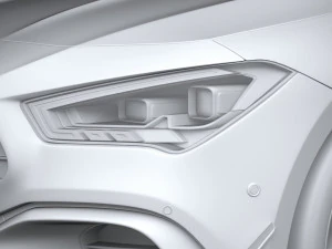 Mercedes-Benz CLA45 S AMG Shooting Brake 2024 3D Model