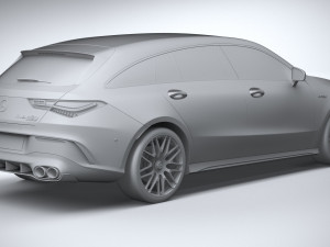 Mercedes-Benz CLA45 S AMG Shooting Brake 2024 3D मॉडल