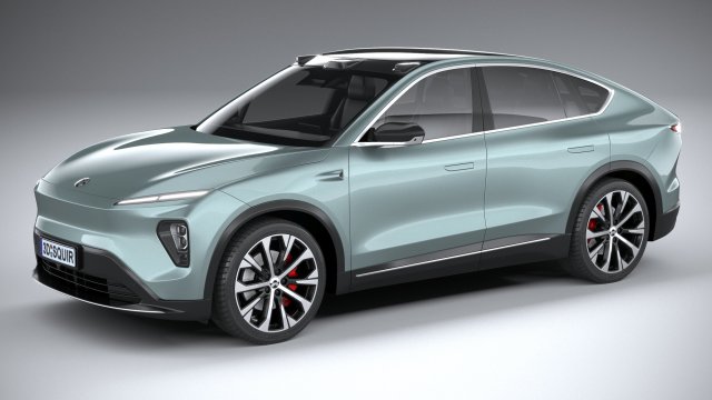 NIO EC7 2023 Modèle 3D .c4d .max .obj .3ds .fbx .stl .blend 