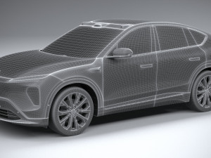NIO EC7 2023 Modèle 3D