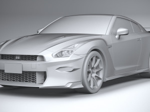 Nissan GT-R 2024 3D Modell
