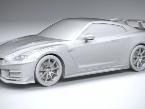Nissan GT-R Nismo 2024 3D Model