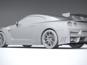 Nissan GT-R Nismo 2024 Modèle 3D