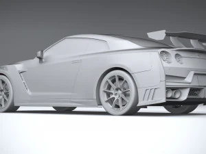 Nissan GT-R Nismo 2024 3D Model