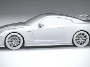 Nissan GT-R Nismo 2024 3D Model