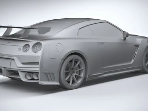 Nissan GT-R Nismo 2024 3D Model
