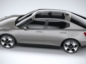 Polestar 2 2024 3D Model