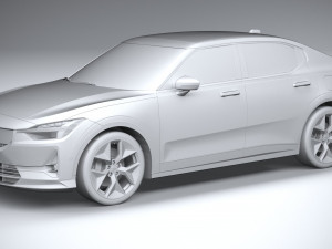 Polestar 2 2024 3D Model
