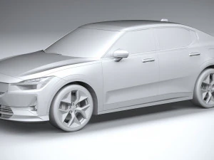 Polestar 2 2024 3D Model