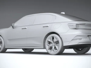 Polestar 2 2024 3D Model