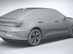 Polestar 2 2024 3D Model