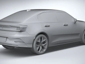 Polestar 2 2024 3D Model