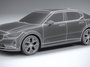 Polestar 2 2024 3D Model