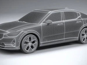 Polestar 2 2024 3D Model