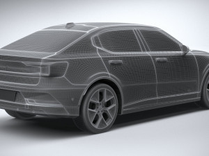 Polestar 2 2024 3D Model