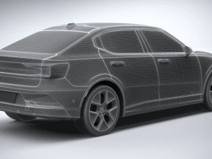 Polestar 2 2024 3D Model