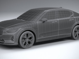 Polestar 2 2024 3D Model
