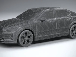 Polestar 2 2024 3D Model