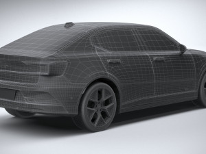 Polestar 2 2024 3D Model
