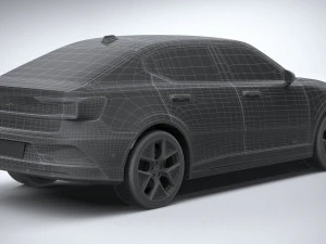 Polestar 2 2024 3D Model