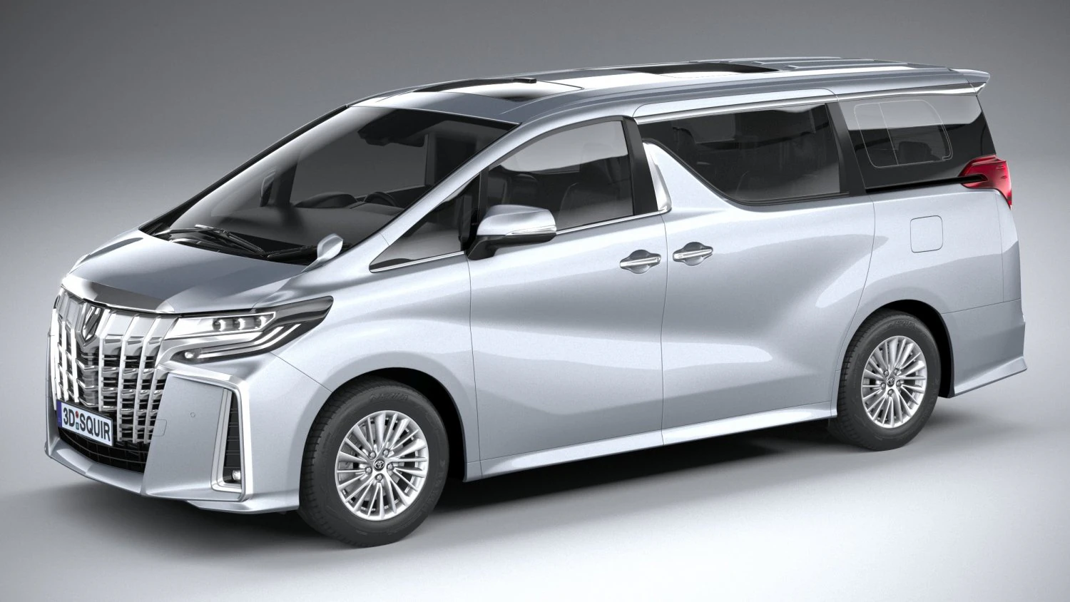 Toyota Alphard 2023 3D Model .c4d .max .obj .3ds .fbx .stl .blend 