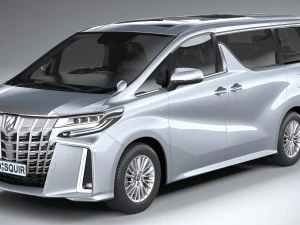 Toyota Alphard 2023 3D Model