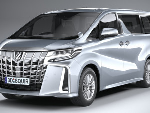 Toyota Alphard 2023 3D Model