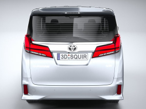 Toyota Alphard 2023 3D Model
