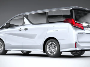 Toyota Alphard 2023 3D Model