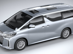 Toyota Alphard 2023 3D Model