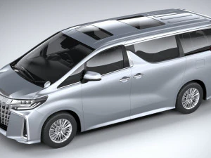 Toyota Alphard 2023 3D Model