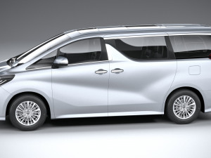 Toyota Alphard 2023 3D Model