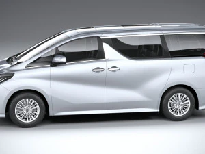 Toyota Alphard 2023 3D Model